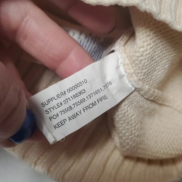 Ralph Lauren Girls Dalmatian Sweater Size 3T Cotton Puff Shoulder - Picture 6 of 16